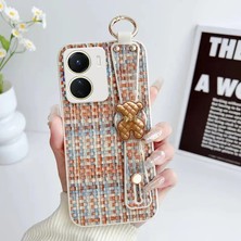 Vivo Y16 Uyumlu Kılıf Zebana Teddy Silikon Kılıf Turuncu