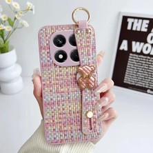 Xiaomi Poco X7 Uyumlu Kılıf Zebana Teddy Silikon Kılıf Pembe