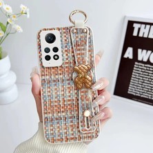 Xiaomi Redmi Note 12 Pro Uyumlu Kılıf Zebana Teddy Silikon Kılıf Turuncu