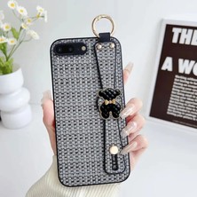 Apple iPhone 8 Plus Uyumlu Kılıf Zebana Teddy Silikon Kılıf Siyah