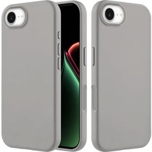 Apple iPhone 16E Uyumlu Kılıf Zebana Içi Kadife Silinebilir Lansman Kılıf Bej