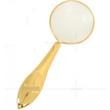 Skygo Altın Renkli 5x - 45 mm Zarif Işlemeli Özel Tasarlanmış Büyüteç MG18155-7