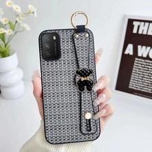 Xiaomi Poco M3 Uyumlu Kılıf Zebana Teddy Silikon Kılıf Siyah