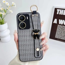 Vivo Y16 Uyumlu Kılıf Zebana Teddy Silikon Kılıf Siyah