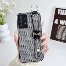 Samsung Galaxy A52 Uyumlu Kılıf Zebana Teddy Silikon Kılıf Siyah