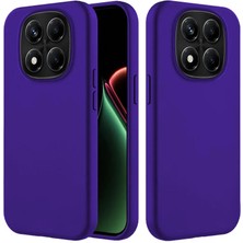 Xiaomi Redmi Note 14 Pro Uyumlu Kılıf Zebana Içi Kadife Silinebilir Lansman Kılıf Lacivert