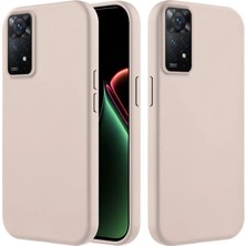 Xiaomi Redmi Note 11 Pro 5g Uyumlu Kılıf Zebana Içi Kadife Silinebilir Lansman Kılıf Bej