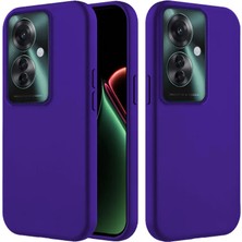 Oppo RENO11 F 5g Uyumlu Kılıf Zebana Içi Kadife Silinebilir Lansman Kılıf Lacivert