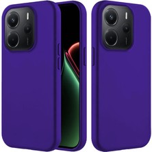 Xiaomi Redmi Note 14 Uyumlu Kılıf Zebana Içi Kadife Silinebilir Lansman Kılıf Lacivert