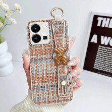 Vivo Y22S Uyumlu Kılıf Zebana Teddy Silikon Kılıf Turuncu