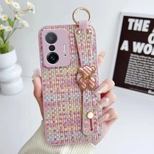 Xiaomi Mi 11T Pro Uyumlu Kılıf Zebana Teddy Silikon Kılıf Pembe