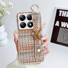 Xiaomi Mi 14T Pro Uyumlu Kılıf Zebana Teddy Silikon Kılıf Turuncu