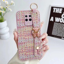 Xiaomi Redmi Note 9 Pro Uyumlu Kılıf Zebana Teddy Silikon Kılıf Pembe