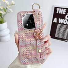 Xiaomi Redmi Note 14 Pro Plus 5g Uyumlu Kılıf Zebana Teddy Silikon Kılıf Pembe