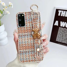 Samsung Galaxy S20 Fe Uyumlu Kılıf Zebana Teddy Silikon Kılıf Turuncu