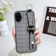 Samsung Galaxy A07 Uyumlu Kılıf Zebana Teddy Silikon Kılıf Siyah