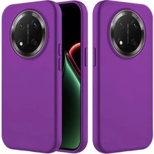 Honor Magic 7 Lite Uyumlu Kılıf Zebana Içi Kadife Silinebilir Lansman Kılıf Derin Mor