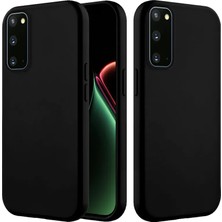 Samsung Galaxy S20 Fe Uyumlu Kılıf Zebana Içi Kadife Silinebilir Lansman Kılıf Siyah