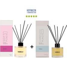 Bargello Ipeksi Soft Place + Sakız Sympathetic Place Dekoratif Ortam Kokusu 120 ml - Bambu Çubuklu