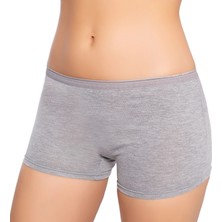 Gümüş 3016 6'lı Kadın Likralı Boxer
