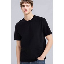 Defacto Erkek T-Shirt V7699AZ/BK81 Black