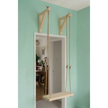 Evdekka Ayarlanabilir Ipli Ev Tipi Çocuk Salıncağı Kompakt Tasarım (40X20 Cm) 12 Yaş