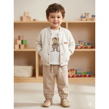 Concept Şık Erkek Bebek Ceketli 3 Lü Takım