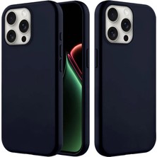 Apple iPhone 13 Pro Max Uyumlu Kılıf Zebana Içi Kadife Silinebilir Lansman Kılıf Siyah