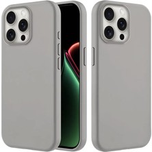 Apple iPhone 13 Pro Max Uyumlu Kılıf Zebana Içi Kadife Silinebilir Lansman Kılıf Bej