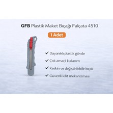 Urfakent Gfb Plastik Maket Bıçağı Falçata 4510 Profesyonel Maket Bıçağı 1 Adet