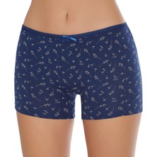 Gümüş 3098 6'lı Kadın Likralı Empirme Boxer