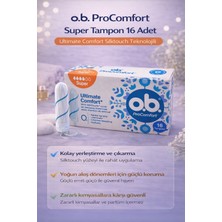 Urfakent O.b. Procomfort Super Tampon 16LI 1 Paket Ultimate Comfort Silktouch Teknolojili
