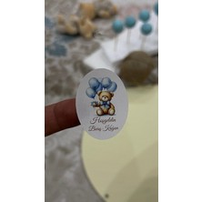 ARL Etiket Tasarım Yenidoğan Kolonya Şişe Etiketi 3x5 cm 72 Adet - Vinyet Baskı
