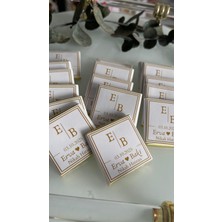 ARL Etiket Tasarım Söz, Kına, Nişan, Düğün Gold Model Çikolata Etiketi 3,5 cm 88 Adet - Vinyet Baskı