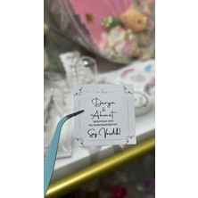 ARL Etiket Tasarım Söz, Kına, Nişan, Düğün Söz Verdik Yazılı Çikolata Etiketi 3,5 cm 88 Adet - Vinyet Baskı