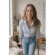 Jade Wear Slim Fit Dar Kesim Kadın  Gömlek