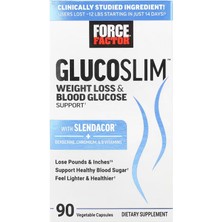 Force Factor Glucoslim Berberine Hcl Weight Loss Blood Glucose Support 90 Vegetable Capsules