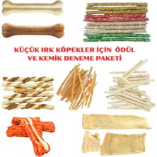 Miçiko Küçük Irk Köpekler Için Premıum Ödül ve Kemik Deneme Paketi