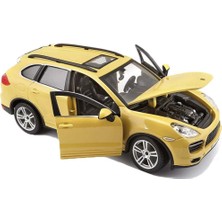 NW NessiWorld 1:24 Porsche Cayenne Turbo Plus Sarı Model Araba