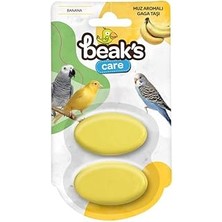 Starseven Beak's Kuşlar Için Ek Besinler, Ikili, Muz Aromalı Gaga Taşı x 9 Adet