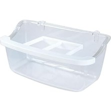 Starseven Beak's Kuş Yemlikleri, 10 cm Izgaralı Mamalık, Şeffaf x 36 Adet