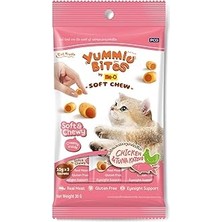 Starseven Yummie Bites Yumuşak Çiğnenebilir Ödülü Tavuk Çizgili Orkinos Aromali