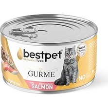 Starseven Bestpet Kısırlaştırılmış Gurme Kediler Için, Tahılsız, Somon Parça Etli Yaş Mama, 85 gr x 24 Adet