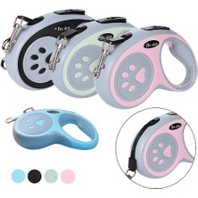 Lüks Pati Desenli 5 Metre Otomatik Gezdirme Tasma