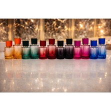 Cosy Club 2li 30-50ML Ultra Lüks Yeniden Doldurulabilir Banyo Dekoru Boş Cam Parfüm Şişesi