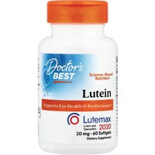 Dr. Best Doctor's Best, Lutein With Lutemax 2020, 20 Mg, 60 Softgels.ozelsporcugıdaların'dan
