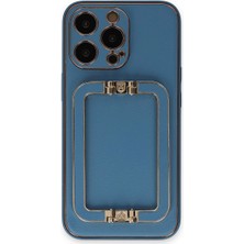 Eco Port iPhone 13 Pro Uyumlu Kılıf Coco Elit Kapak - Mavi