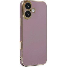 Eco Port iPhone 16 Uyumlu Kılıf Volet Silikon - Mor