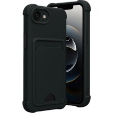 Eco Port iPhone 16E Uyumlu Kelvin Kartvizitli Silikon - Siyah