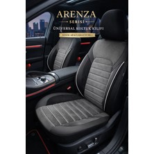 Trobus Dacia Duster 2010–2024 - Arenza Serisi Alkantara Koltuk Kılıfı (Ön+Arka) - Füme